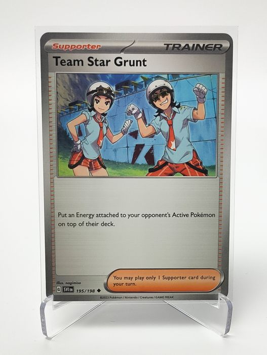 Team Star Grunt 195/198 karta pokemon Scarlet & Violet