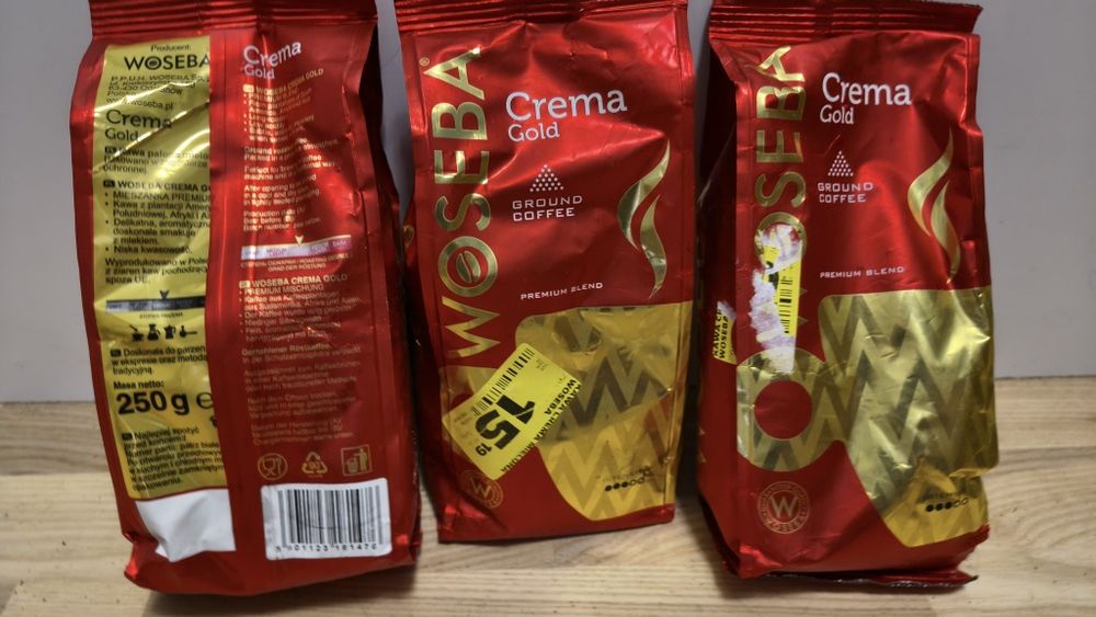 Woseba Crema Gold 250g kawa mielona