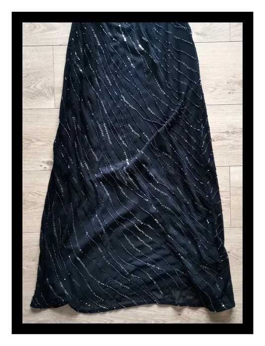 Sukienka glamour Pisarro Nights (M/L) #maxi #cekiny #wieczorowa #bal