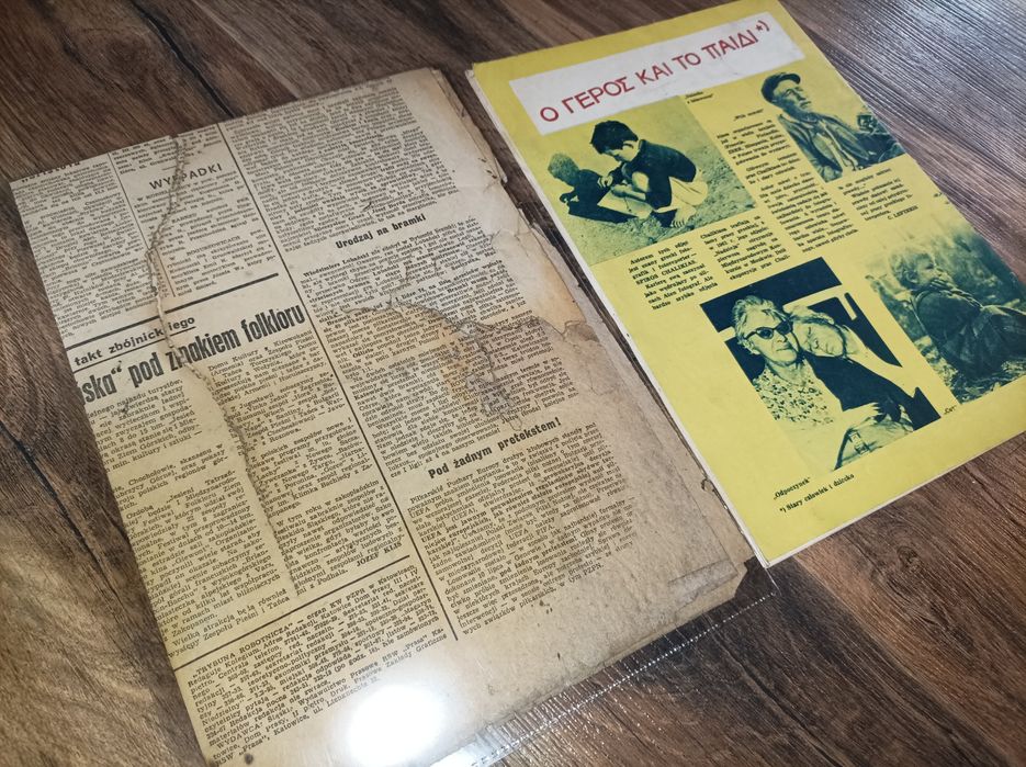 Stare gazety PRL żyjmy dłużej i fragmenty innych