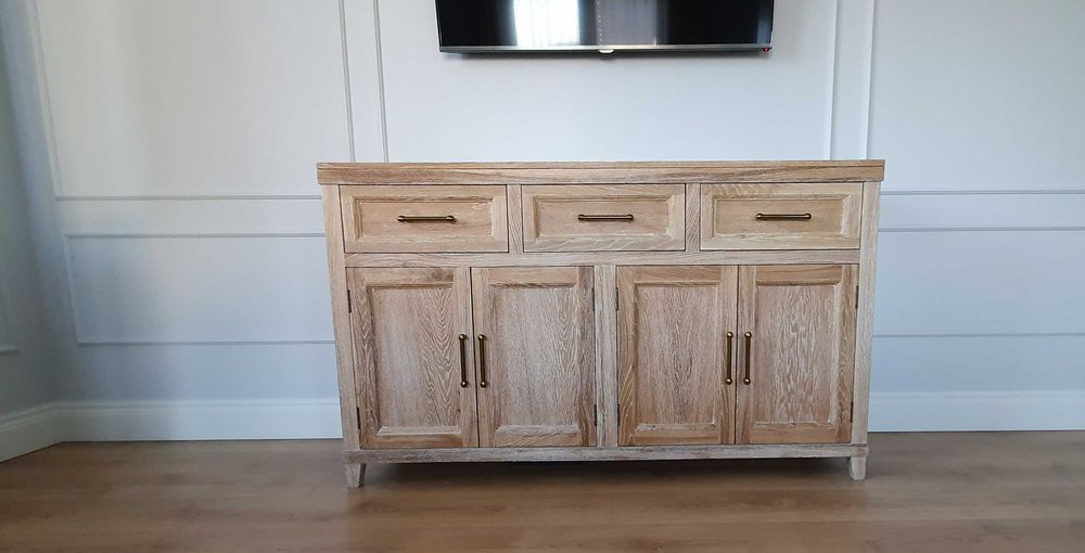 Komoda z drewna, dębowa, retro, w stylu angielskim