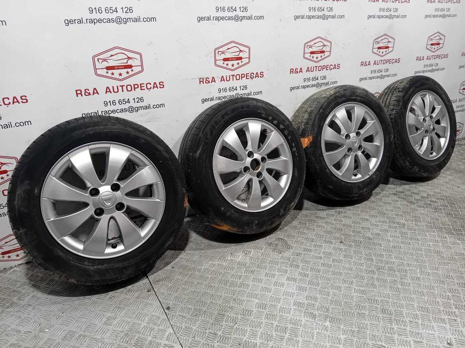 Conjunto Jantes Dacia R15 Polegadas Original