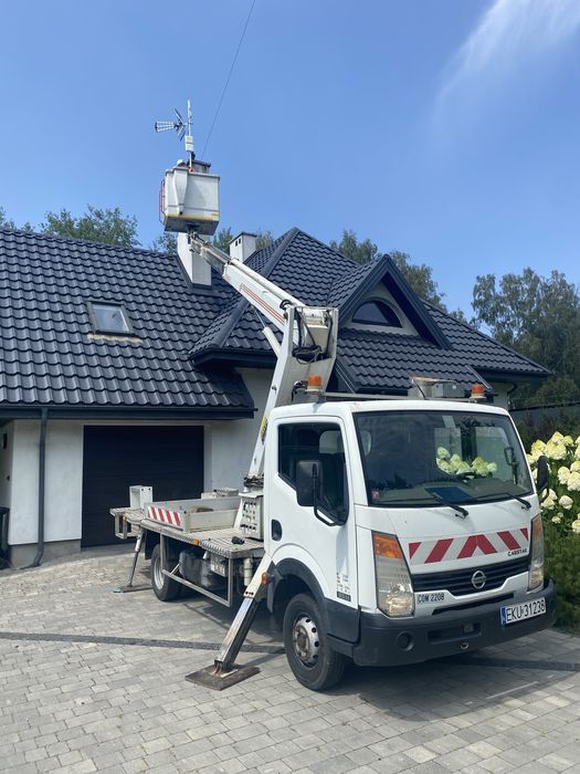 Podnośnik koszowy na busie wynajem