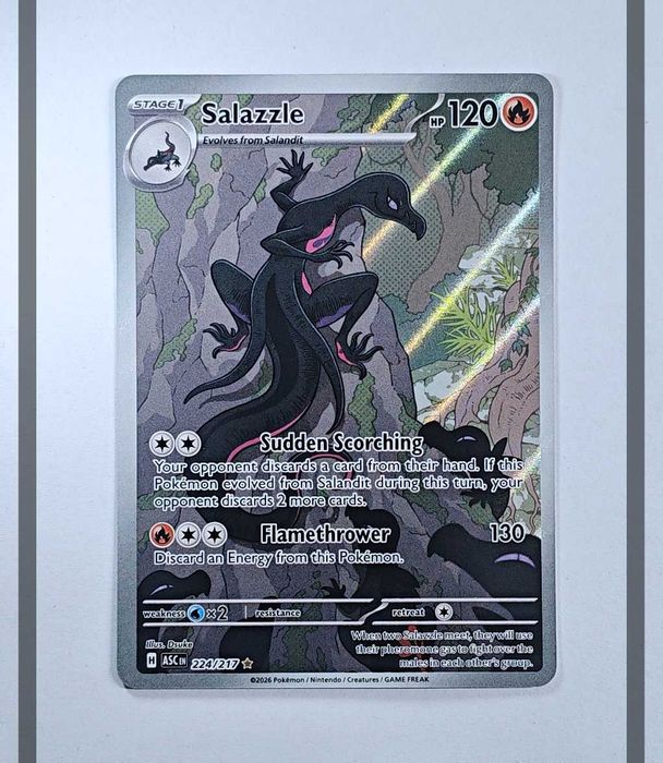 Salazzle 224/217 ASC Pokemon ENG-NM