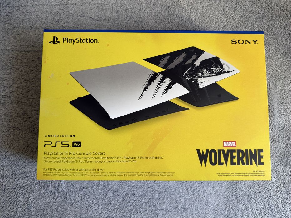 Osłona srebrna Marvel’s Wolverine Adamantium PS5 Pro (edycja limitowana)