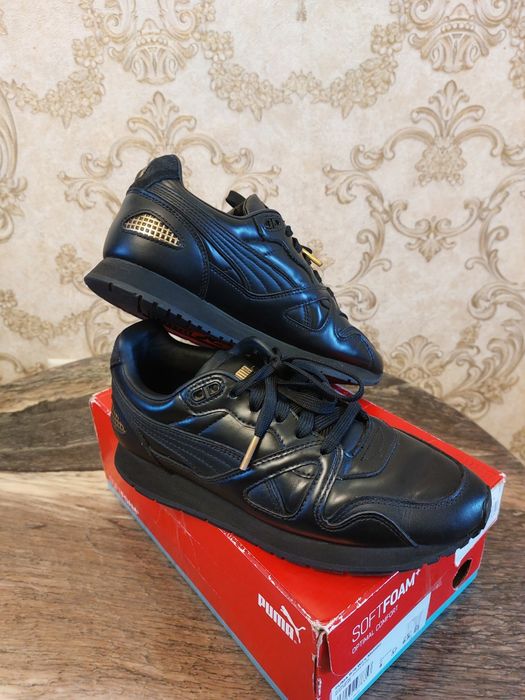 Кожанные кроссовки PUMA .