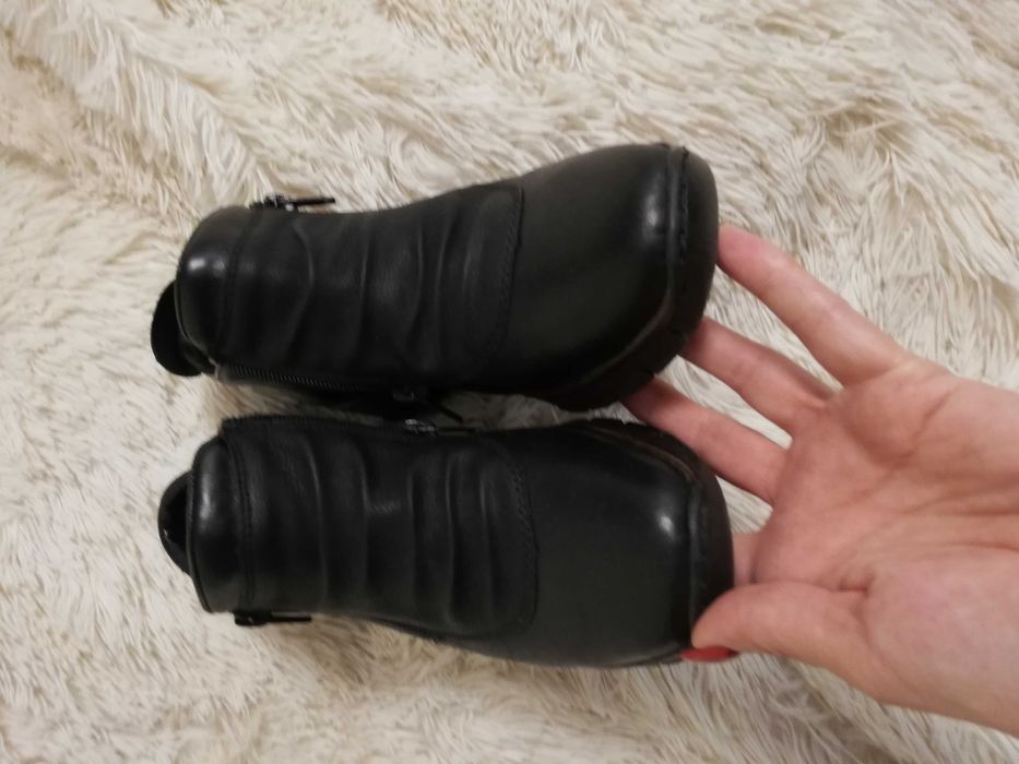 damskie półbuty Rieker 38 skóra ocieplane wełną byty Rieker 38 wełna