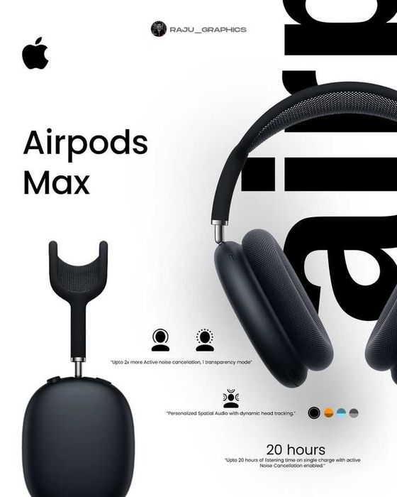 Apple AirPods MAX novos, e por abrir