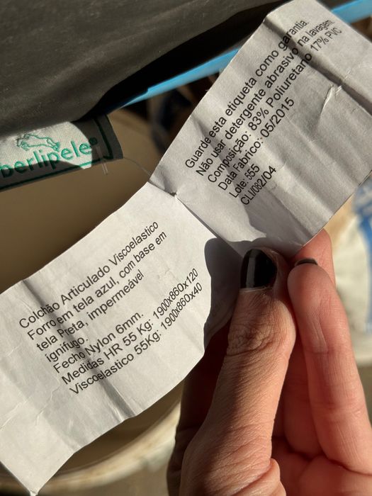 Colchão Ortopédico Articulado Viscoelástico Berlipele