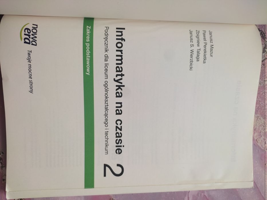 Książka do informatyki kl 2 podstawa