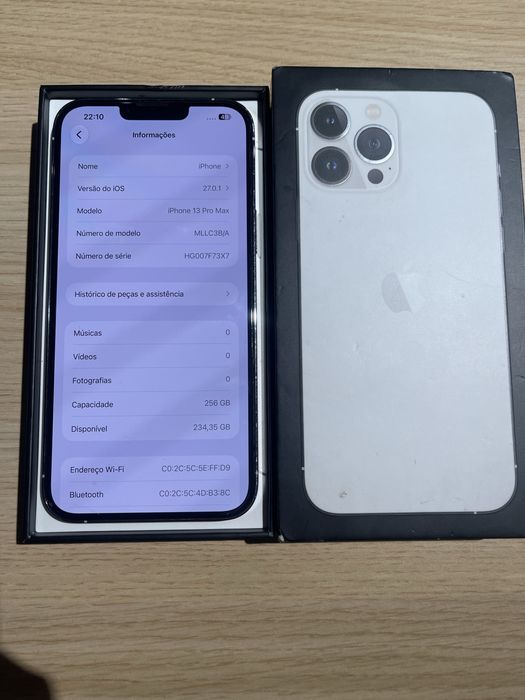 iPhone 13 Pro Max 256Gb com caixa