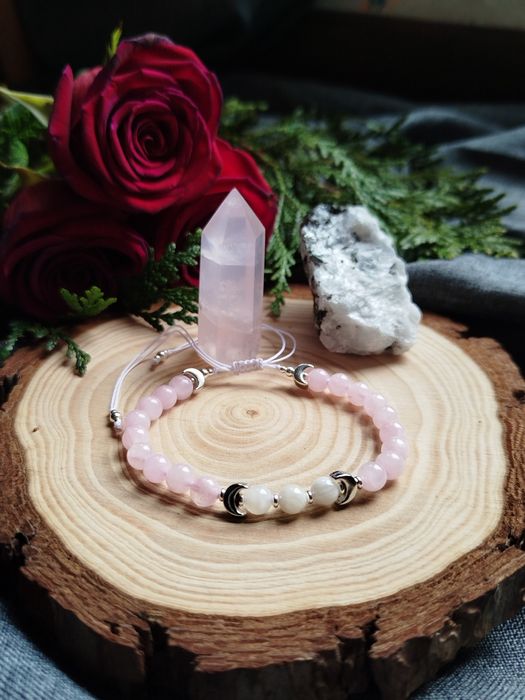 Pulseiras de cristais e pedras naturais