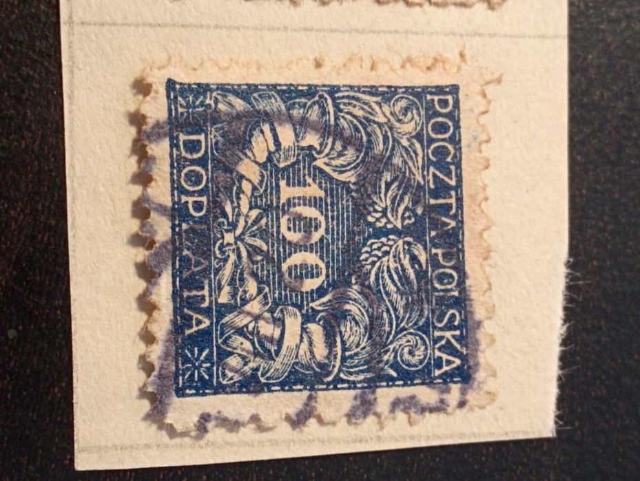 3 selos cobrança - Poczta Polska Doptata -  Polonia / Poland 1919