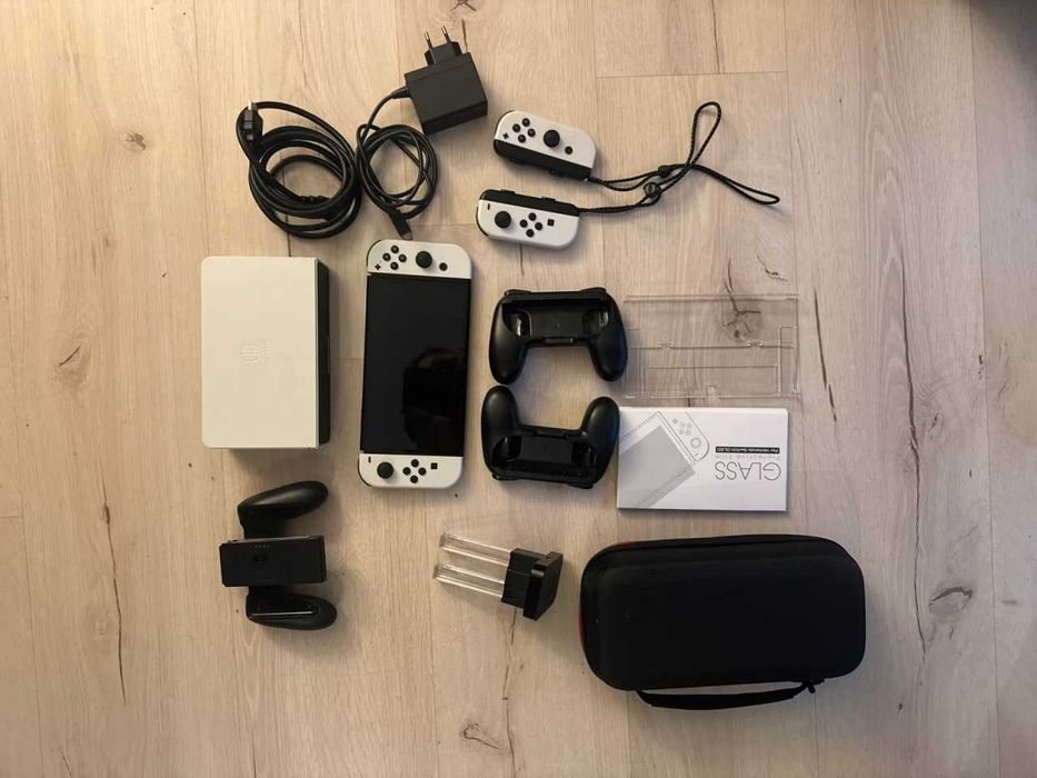 Nintendo Switch Oled KOMPLETNY ZESTAW