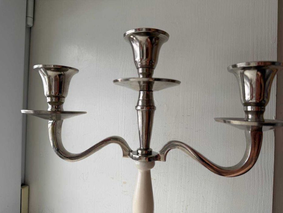 Канделябр (подсвечник) на 3 свечи, 35 см, классика.