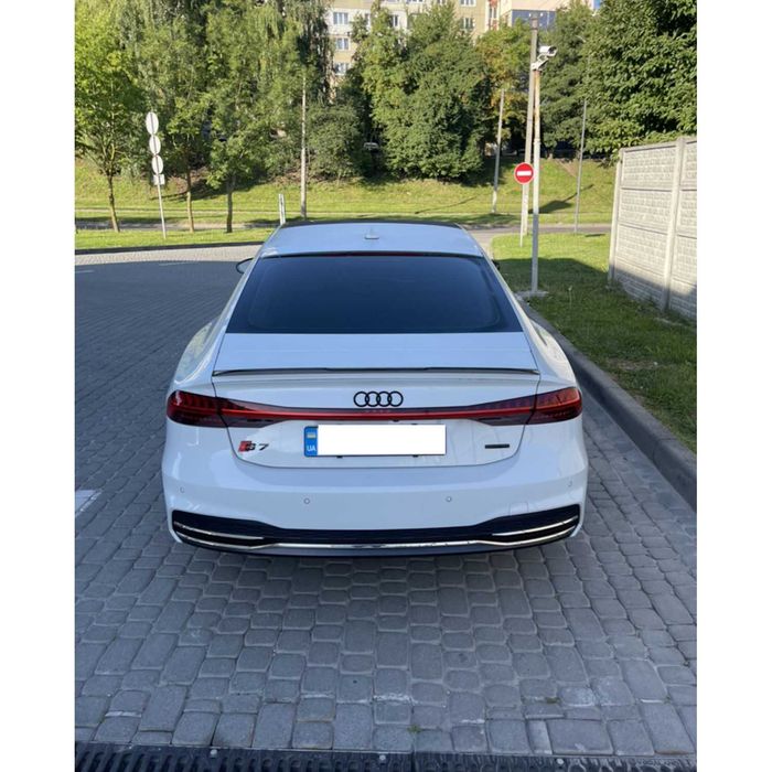Спойлер Чорний глянець на Audi A7 4K 2017-2023 року