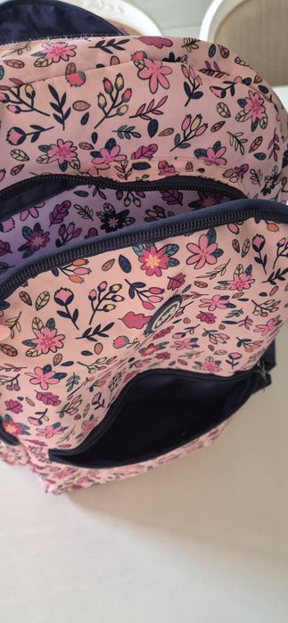 Mochila escolar menina + lancheira + estojo