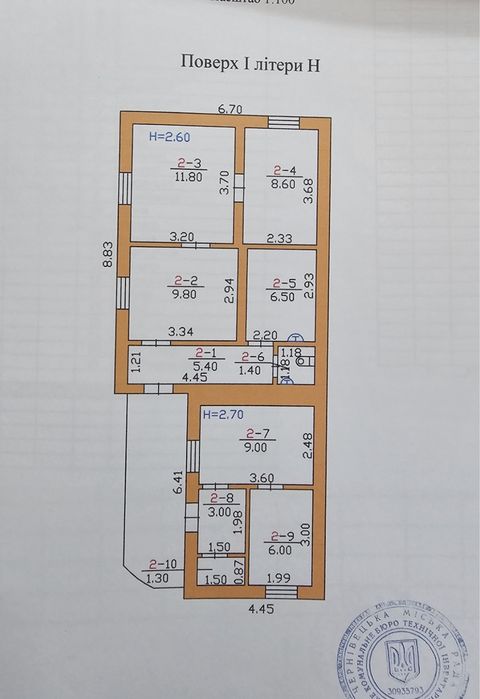 Приміщення із ділянкою в центрі міста