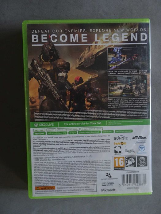 Jogo X-Box XBox 360 - Destiny