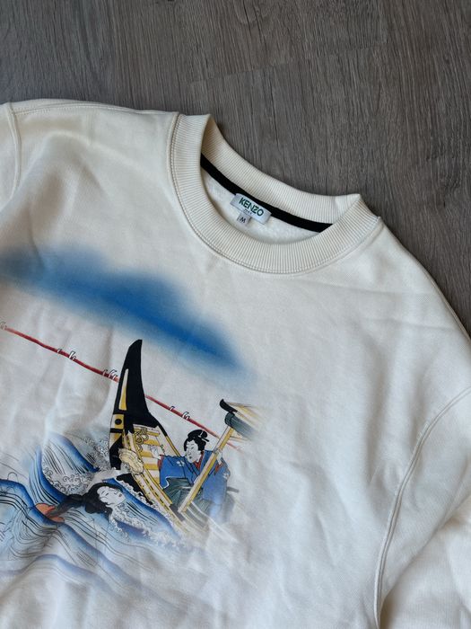 Kenzo Ama Diver Sweatshirt чоловічий світшот в японському стилі