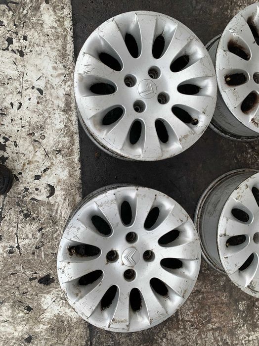 Felgi Aluminiowe Alufelgi Alusy 15" 4x108 6Jx15 ET65 Citroen C2 C3 C4