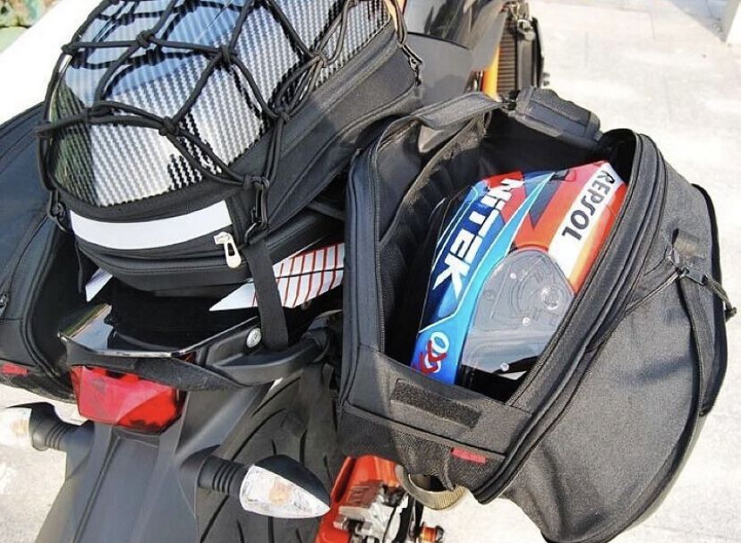 мото сумки кофри бічні під шолом Коміне