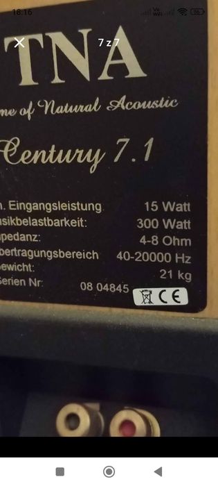 Głosniki i wzmacniacz Tonsil Sony