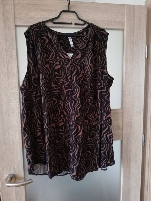 Bluzka 50 krótki rękaw Nowa