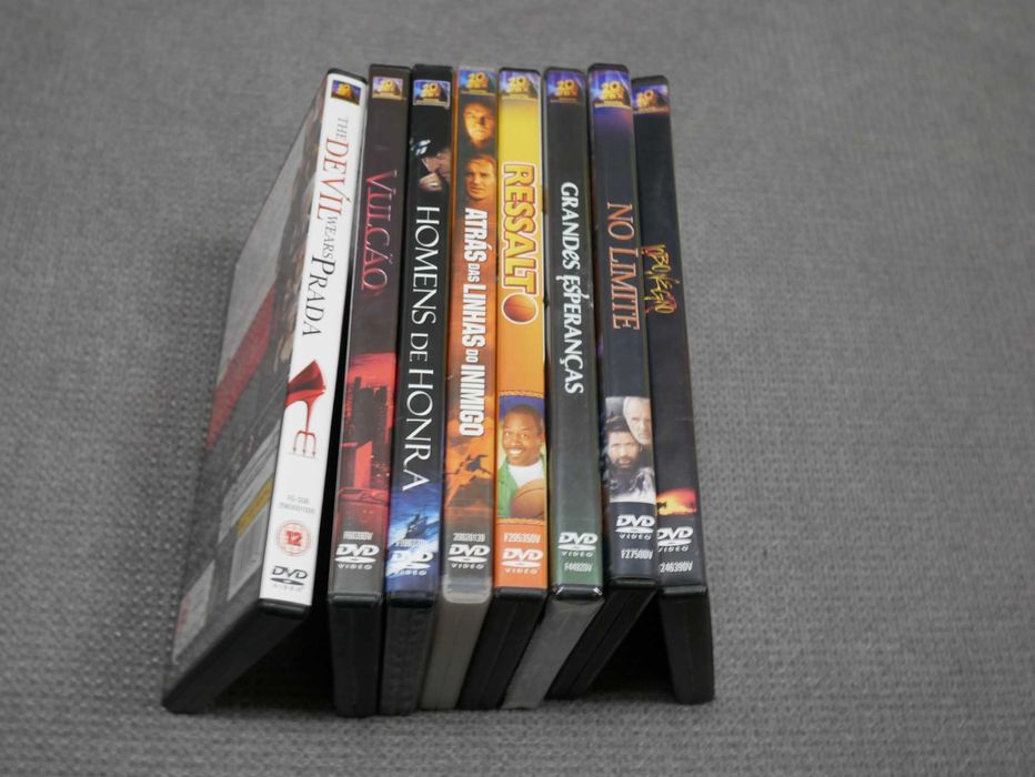 Lote 8 DVDs Originais – 20th Century Fox (Ação, Drama e Comédia)