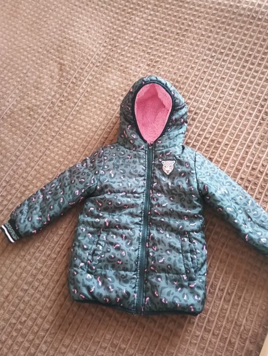 Курточка дівчинці двостороння