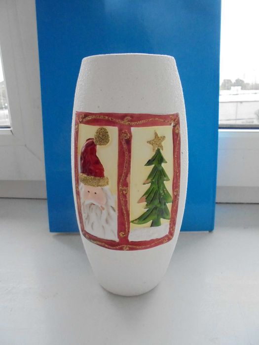 Wazon z motywem świątecznym