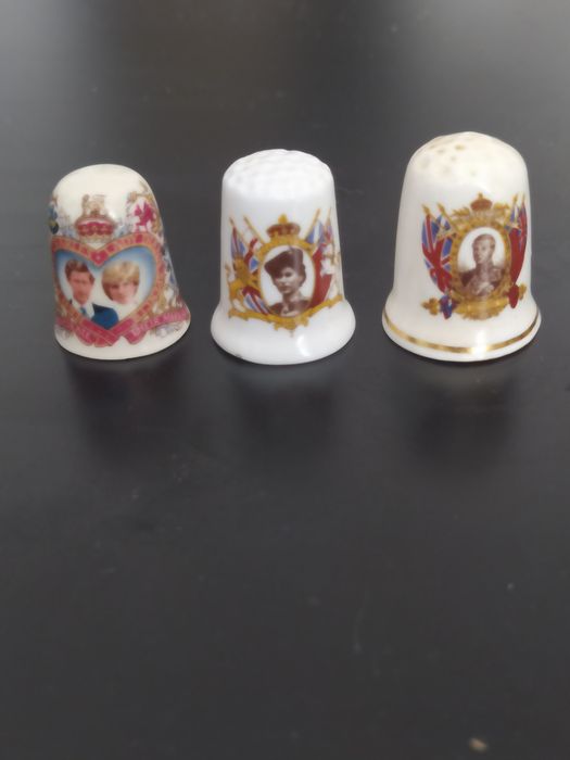 Naparstki porcelanowe Anglia