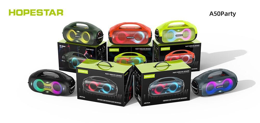 Колонка 80W Hopestar A50 Party гучна бас RGB