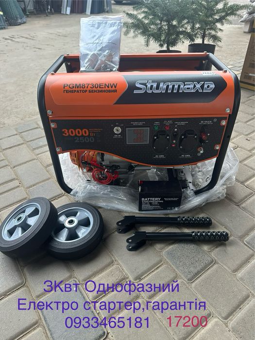 Генератор бензиновий Sturmax PGM8730ENW