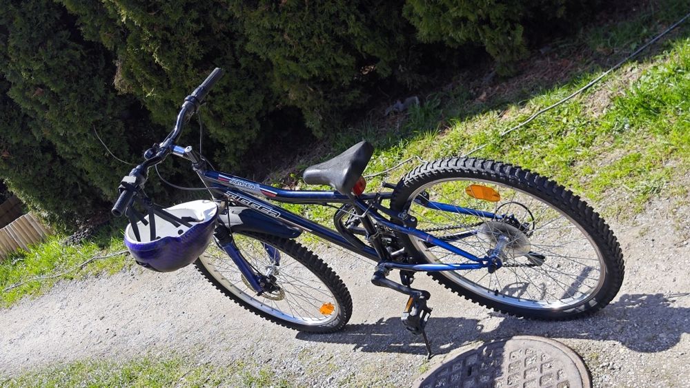 Sprzedam rower młodzieżowy koła 24 nowe opony kask gratis sprawny