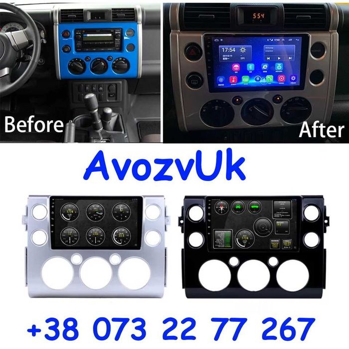 Магнитола FJ CRUISER Toyota ALPHARD LAND CRUISER 70 76 78 Android 16