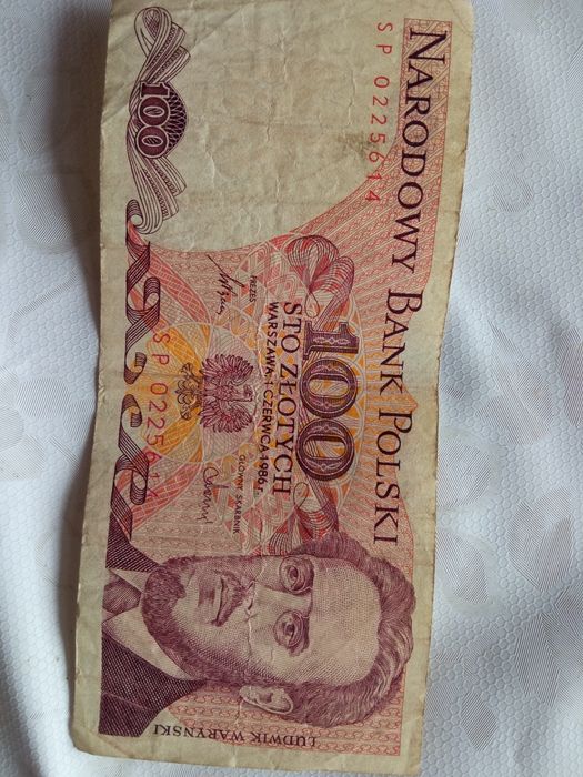 Banknot 1988 i 1986r 100 zł