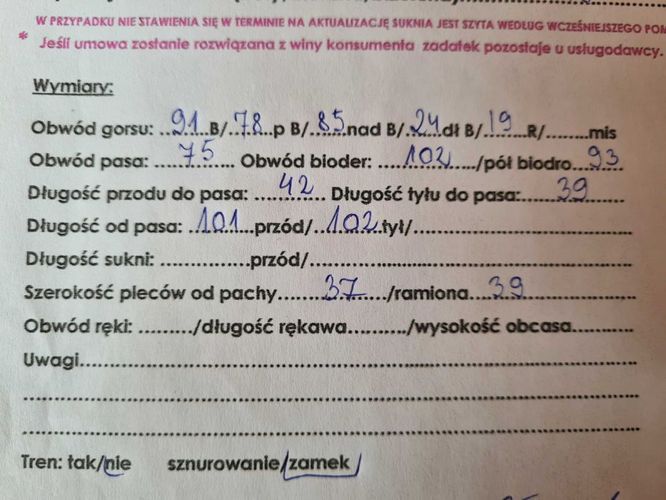 Suknia ślubna niebanalna r36/38 Atelie Ewa Śliwa.