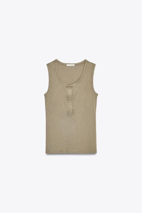 Варений топ у рубчик Zara