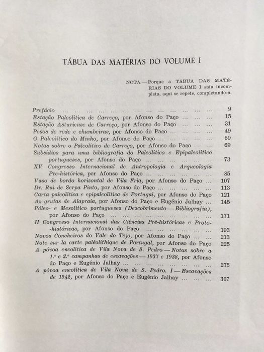 Trabalhos de Arqueologia de Afonso do Paço