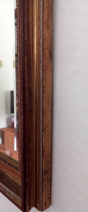 Espelho vintage dourado - bom estado