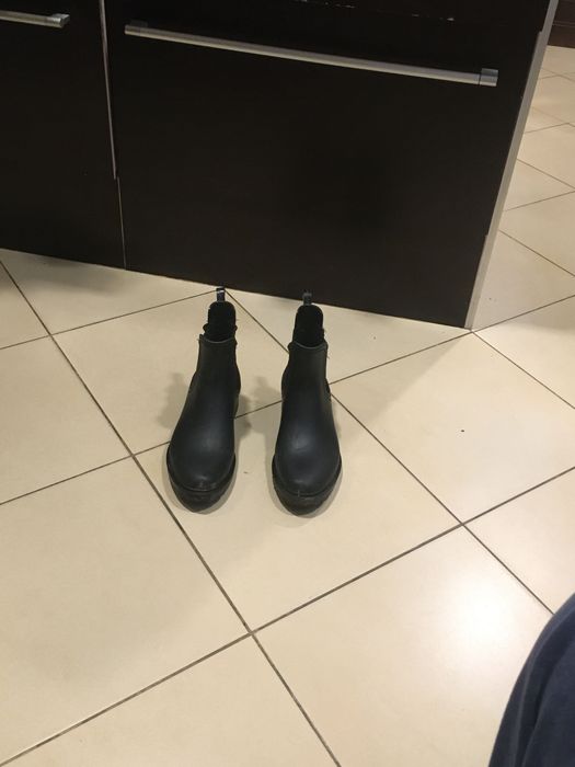 Kalosze krótkie czarne 37