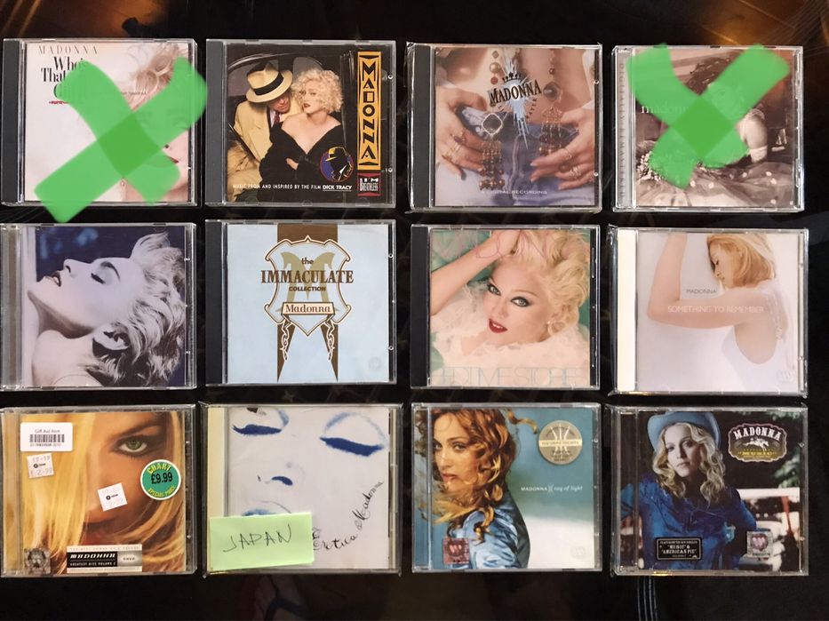 Madonna  Celine Dion Whitney Houston cd диски