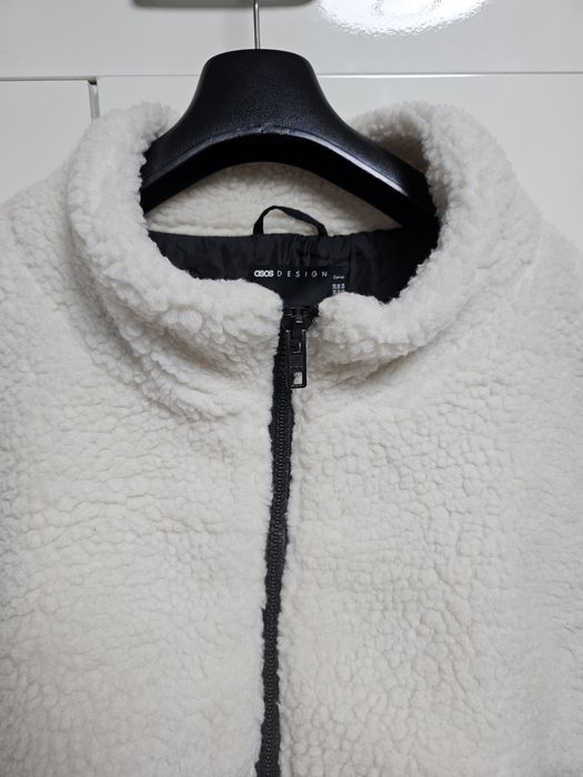 Asos Petite sherpa kurtka roz.56 (8XL) imitacja owczej wełny