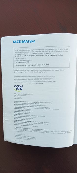 Matematyka 3 nowa era
