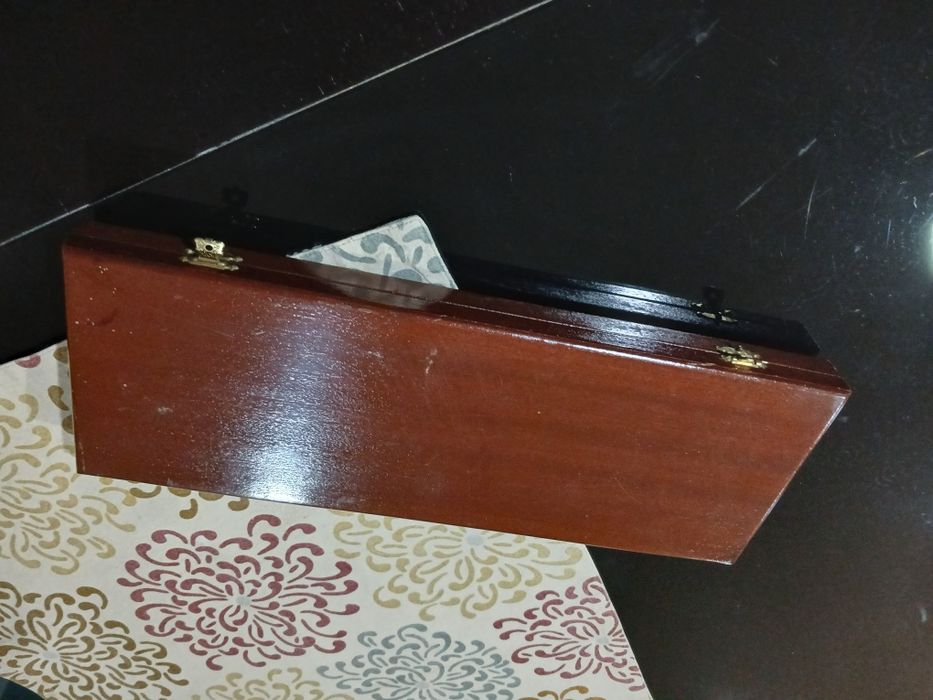 Caixa madeira para moedas