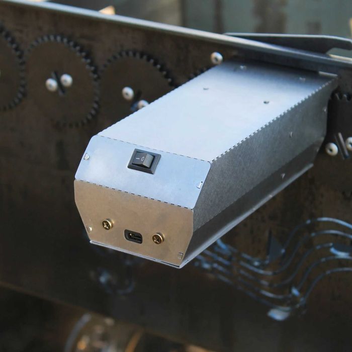 NOV Мангал валіза з елєктроприводом  Раскладной  Самокрут+шампури