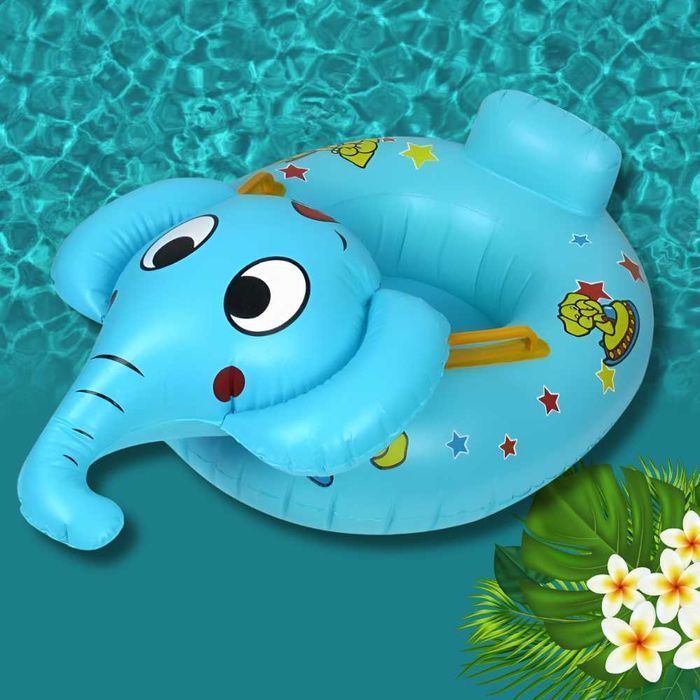 Koło do pływania dla dziecka Z SIEDZISKIEM DMUCHANE SŁOŃ BASEN