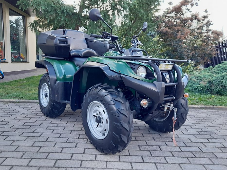 Yamaha grizzly 450 4x4 irs salon pl orginal rejestracja doposazony kodiak