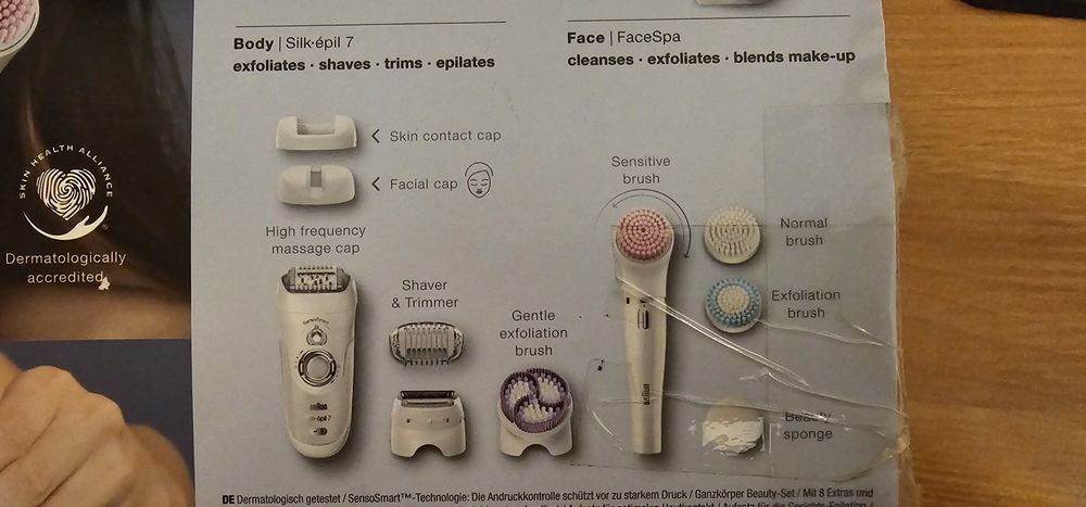 Depilator Braun Silkepil 7 zestaw